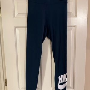 Nike Blue Leggings Athletic Style